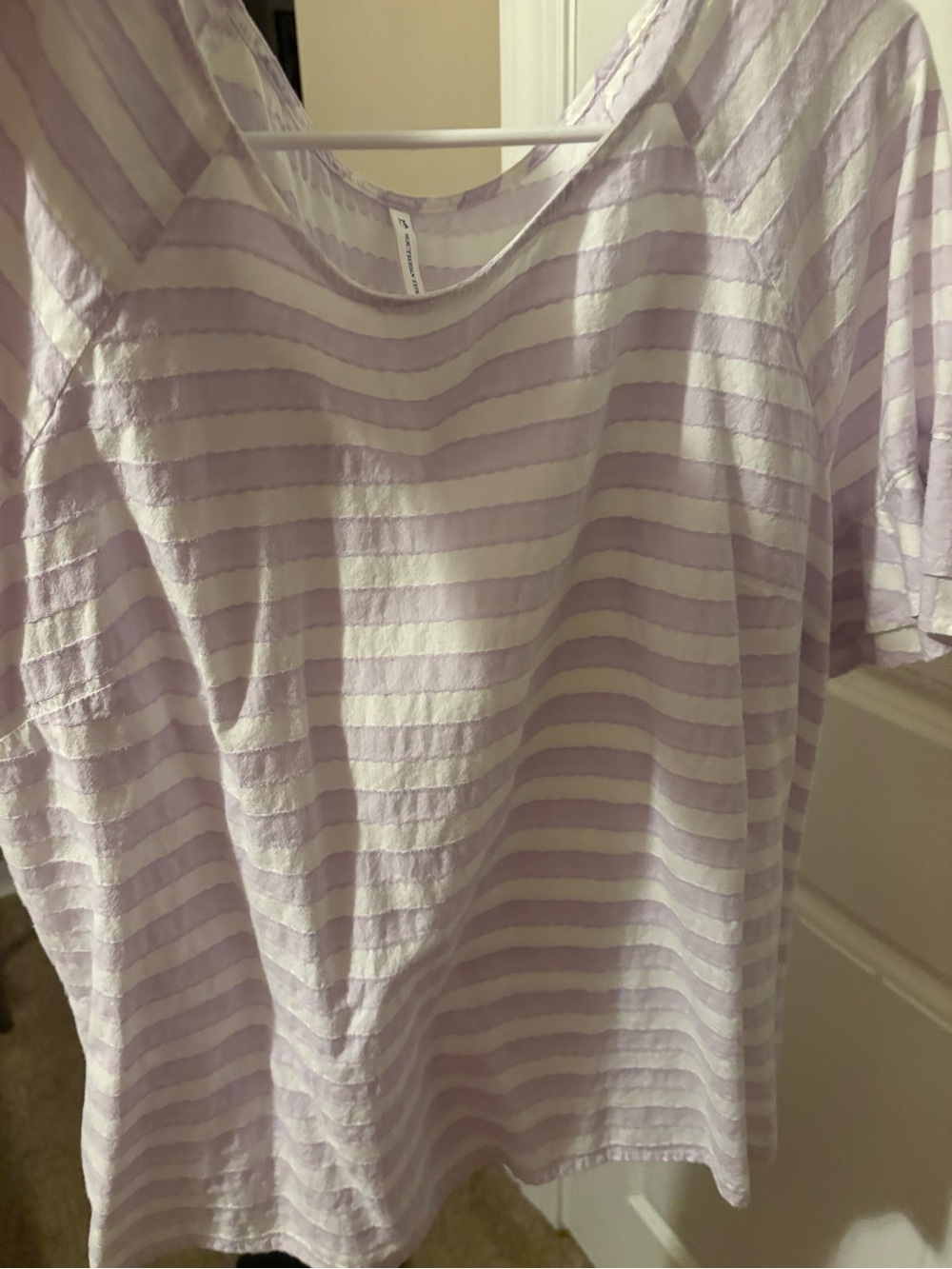 Southern Tide Lavender and White Striped Women’s Tee